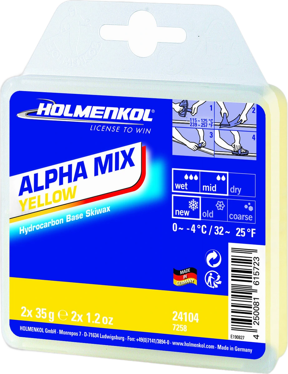 ALPHAMIX JAUNE 2 x 35g 0 / -4° (SANS PFC) cond x 6